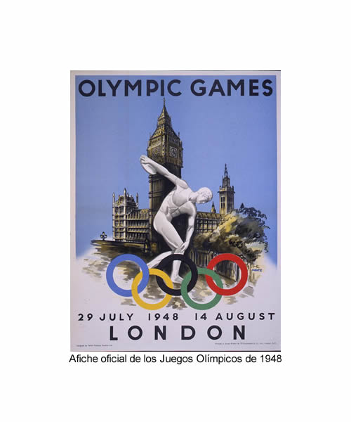 afiche juegos olímpicos 194 en Londres